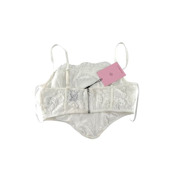 Hello Molly No Apologies Lace Corset Top 4 - Picture 4 of 13